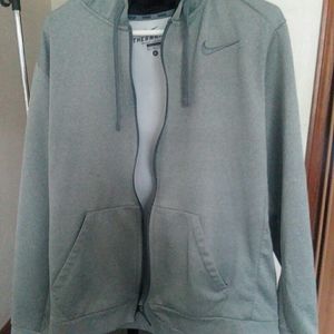 A Nike zip-up hoodie
